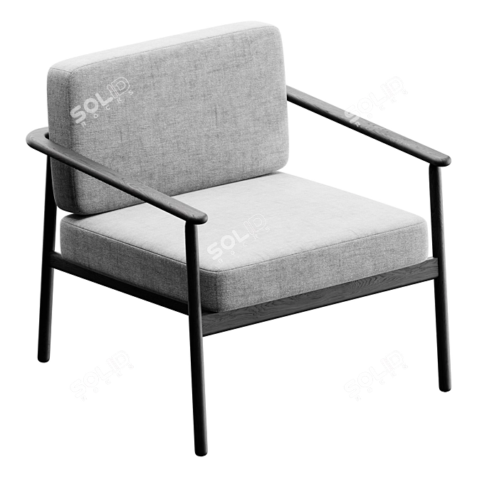 Elegant WUDI | Armchair 3D model image 3