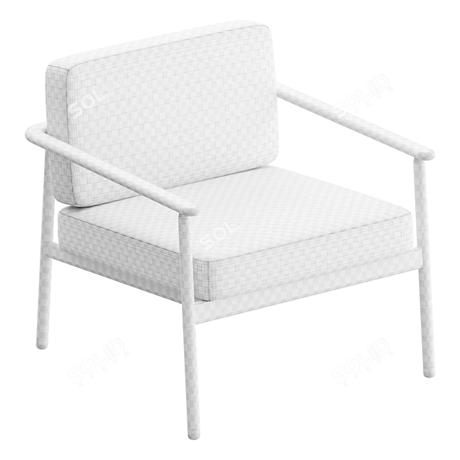 Elegant WUDI | Armchair 3D model image 5