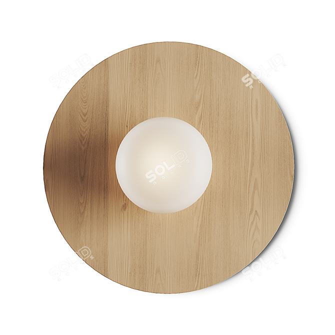 Milan Iluminacion Knock Glass Wall Lamp 3D model image 4
