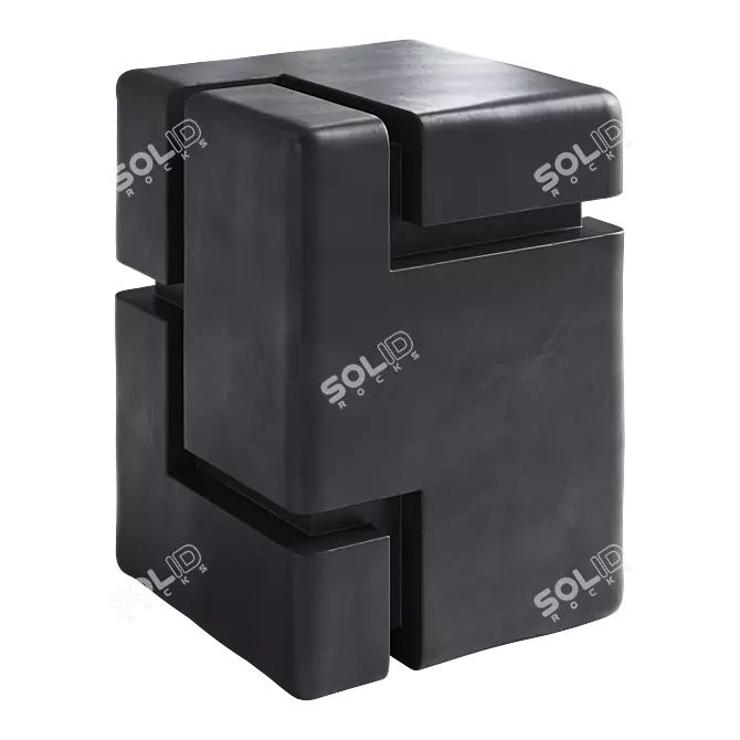 Elegant Bellechasse Side Table 3D model image 1