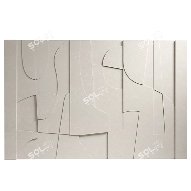 Headboard Decor Panel 17 3D model image 1