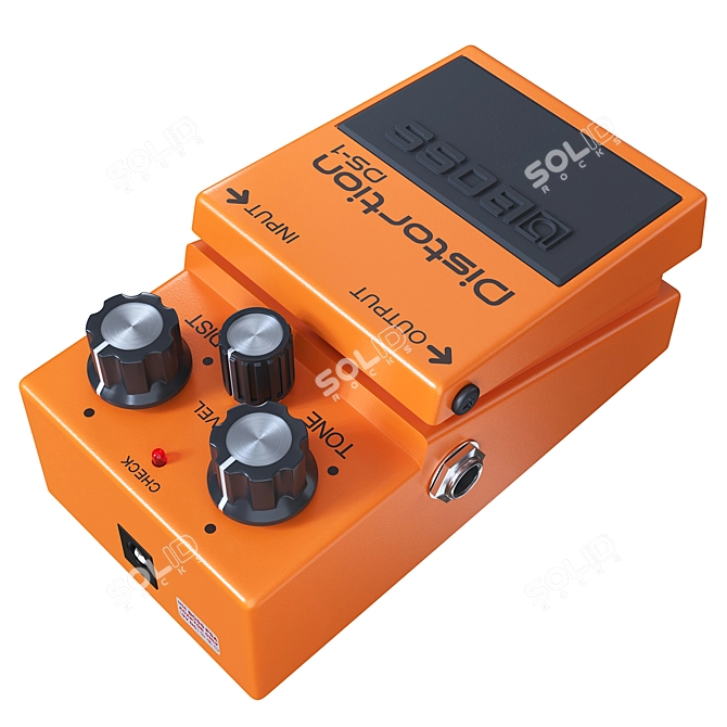 Boss DS-1 Distortion Pedal 3D model image 4