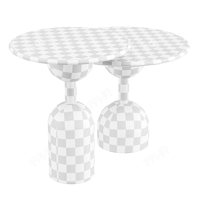 Baoba Coffee Side Tables Set 3D model image 5