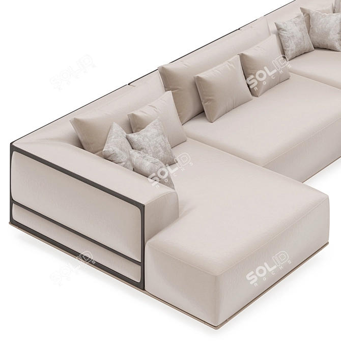 Modular Boyd Sofa Set 3D model image 4