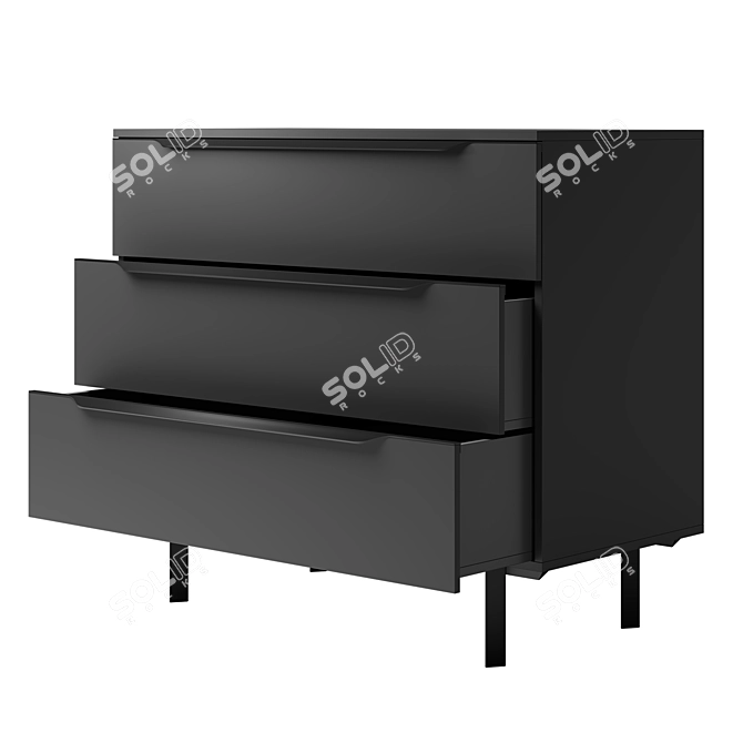 Damien Regular MADE Dresser 3D model image 3