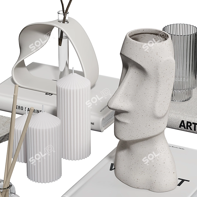 High Resolution Decorative Set 51 3D model image 3