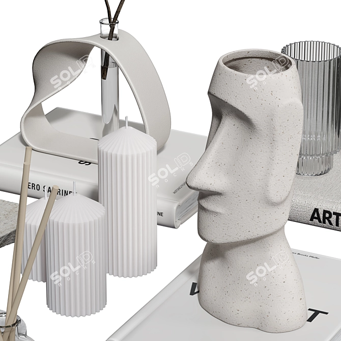 High Resolution Decorative Set 51 3D model image 8