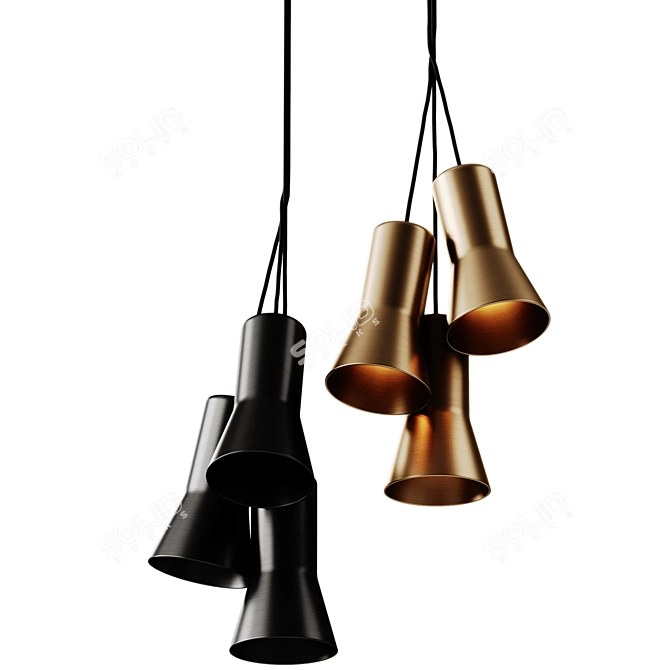 Modern Minimalist Pendant Lamp 3 3D model image 3