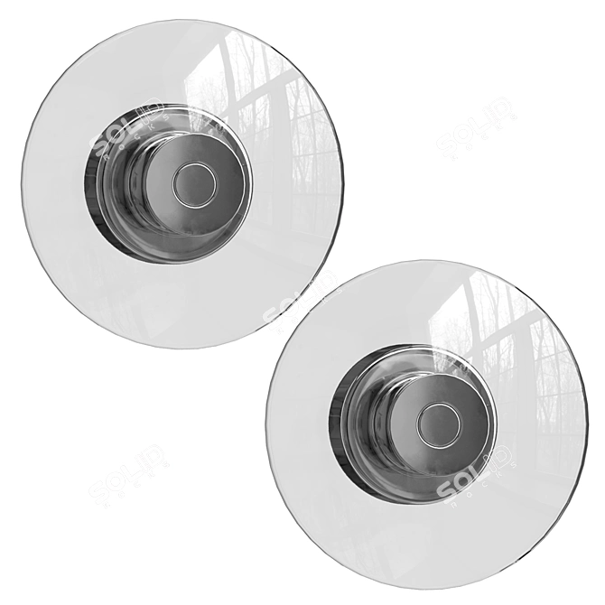 Modern Wall Light 3D Model 3D model image 5