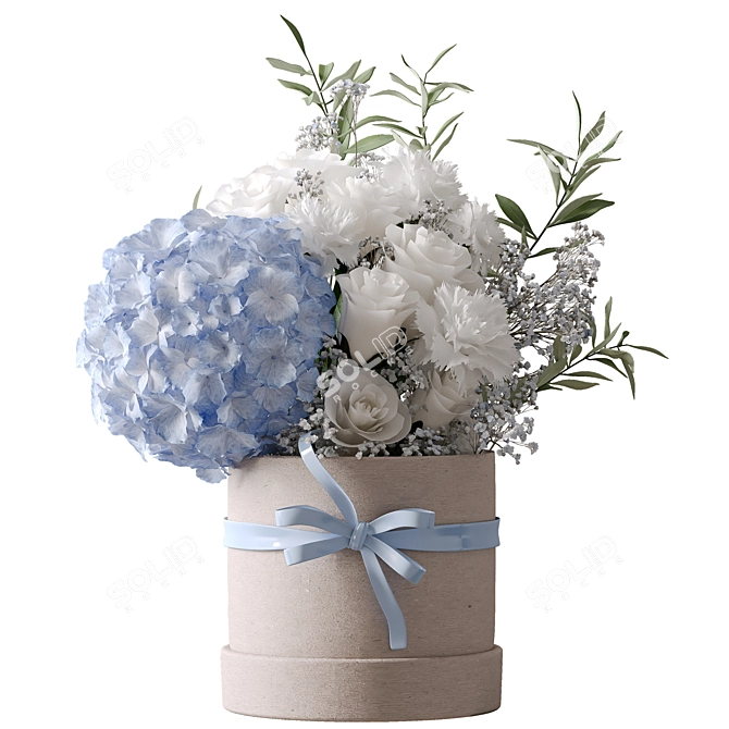 Boxed Flower Bouquet 2016 Edition 3D model image 1