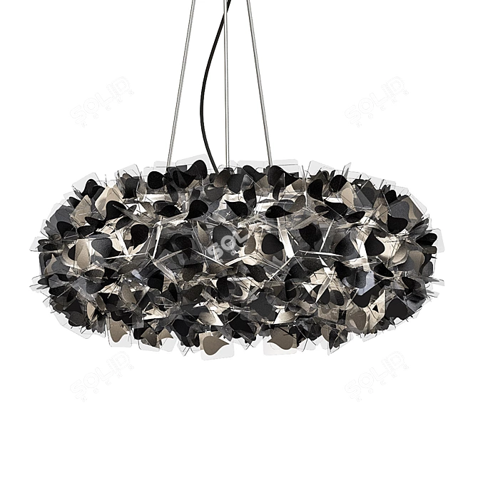 Chic Clizia Pendant Light Fixture 3D model image 2