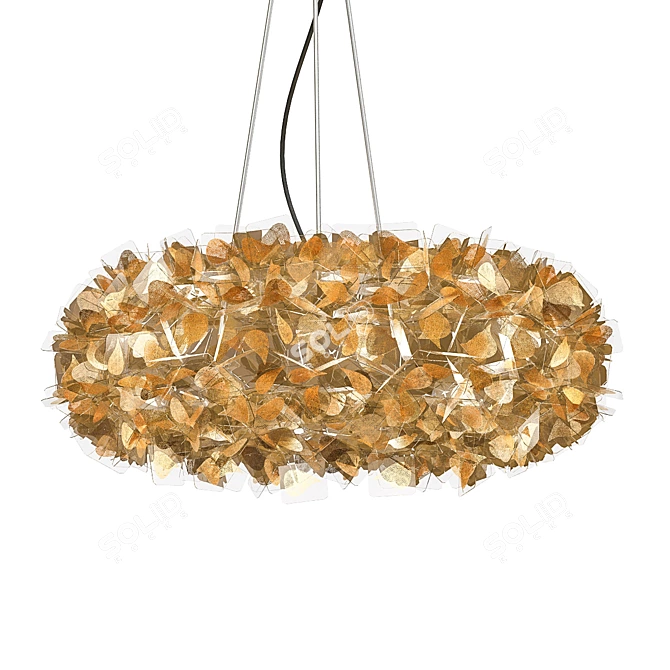 Chic Clizia Pendant Light Fixture 3D model image 3