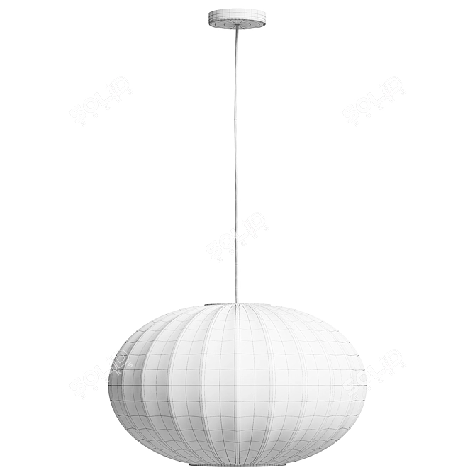  Handcrafted Knit Wit Pendant Lamp 3D model image 5