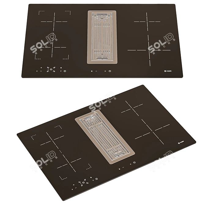 Caple 5-Piece Appliance Set 3D model image 1