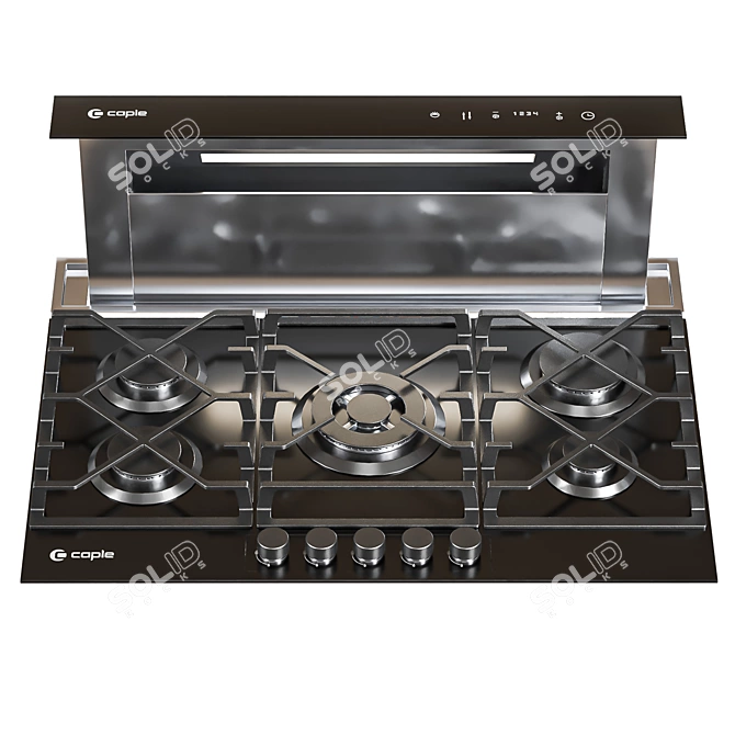 Caple 5-Piece Appliance Set 3D model image 2