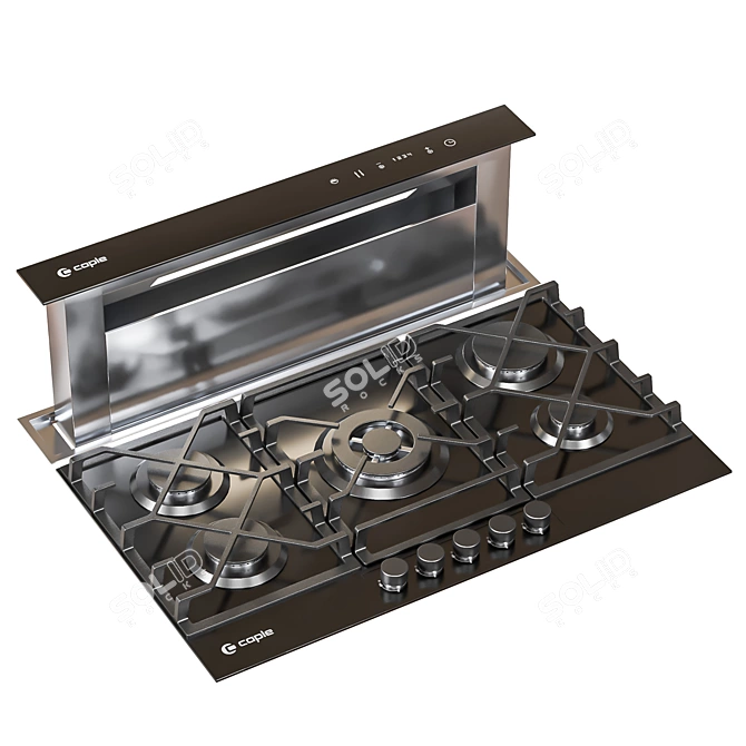 Caple 5-Piece Appliance Set 3D model image 4