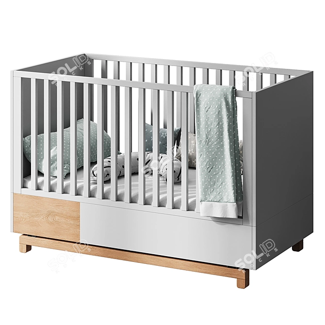  Nomi Junior Bed 153 by Bellamy 3D model image 1