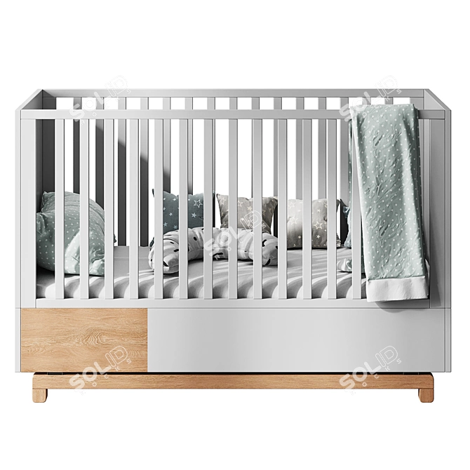  Nomi Junior Bed 153 by Bellamy 3D model image 2