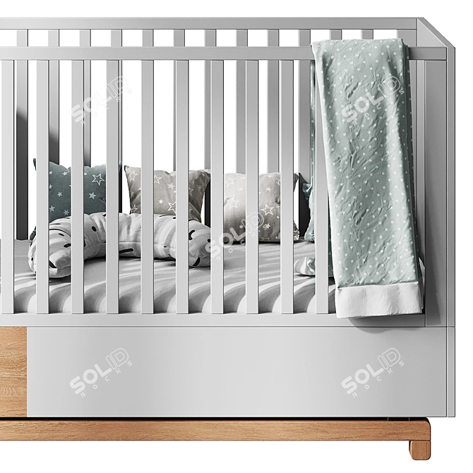 Nomi Junior Bed 153 by Bellamy 3D model image 4