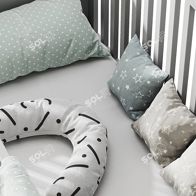  Nomi Junior Bed 153 by Bellamy 3D model image 5