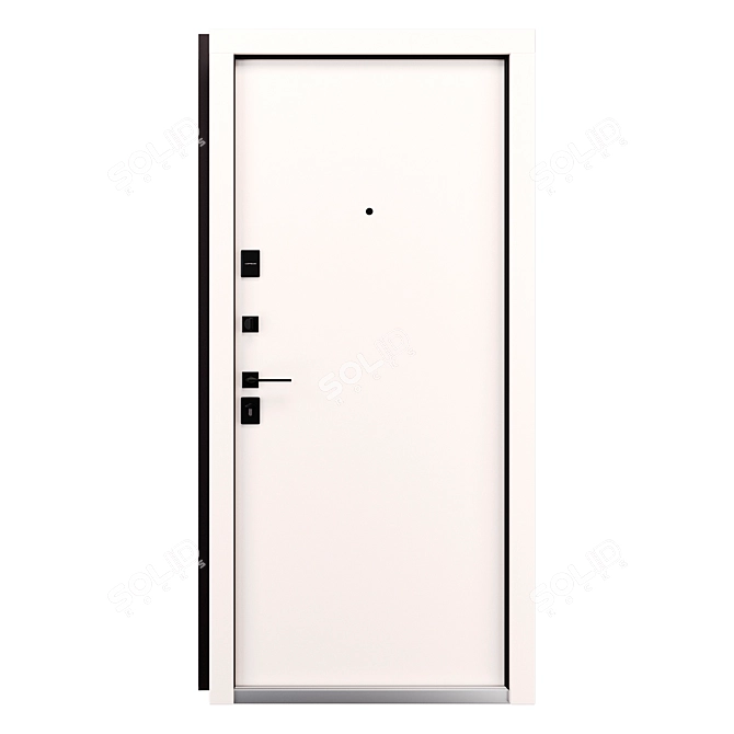 Harmonia Metal Door Set 3D model image 3
