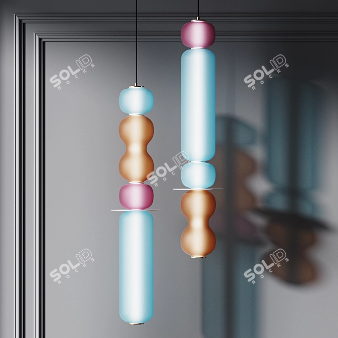 Loft IT Lollipop Pendant Light 3D model image 2