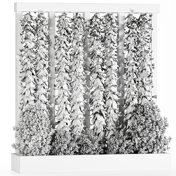  28-Piece Outdoor Plants Set 3D model image 3