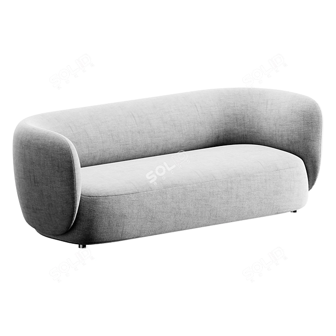 Modern Elegance: Novamobili BLOSSOM Sofa 3D model image 2