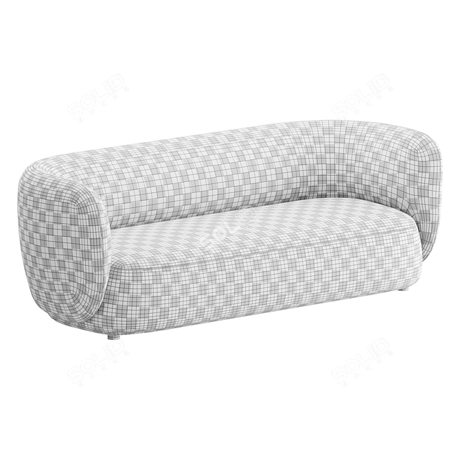 Modern Elegance: Novamobili BLOSSOM Sofa 3D model image 3