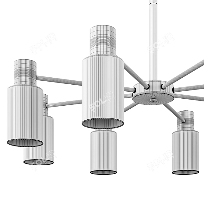 Modern Ceiling Light Bundle Lumion 3D model image 7