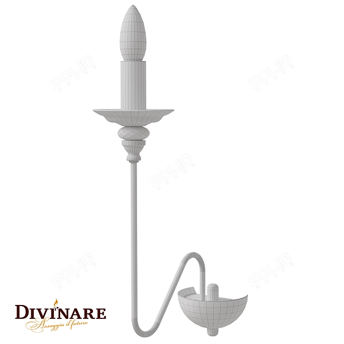 Divinare Atlanta Wall Lamp 3D model image 2