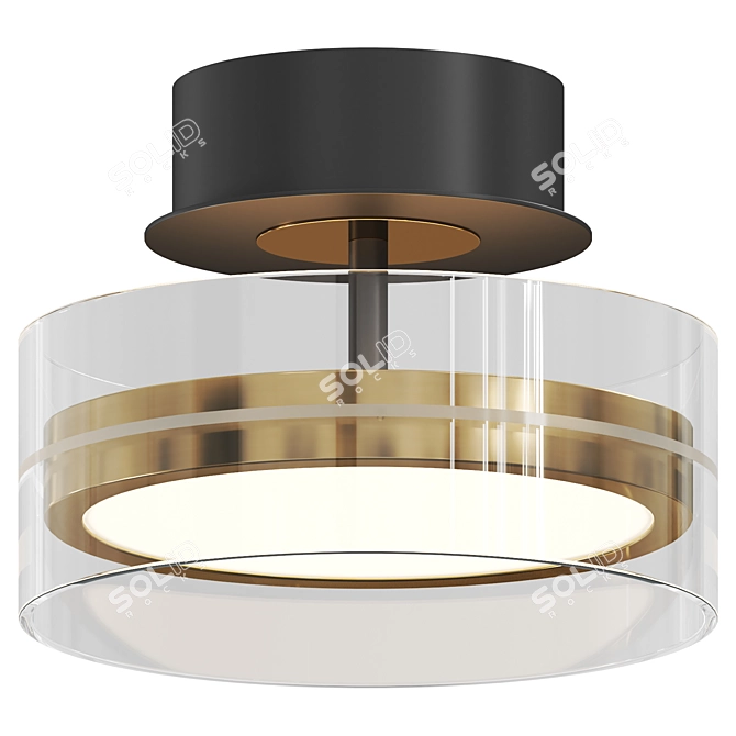 Elegant Dress Code Ceiling Light 3D model image 1