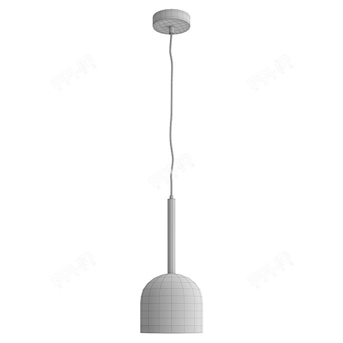 Elegant Pendant Light Fixture 3D model image 3