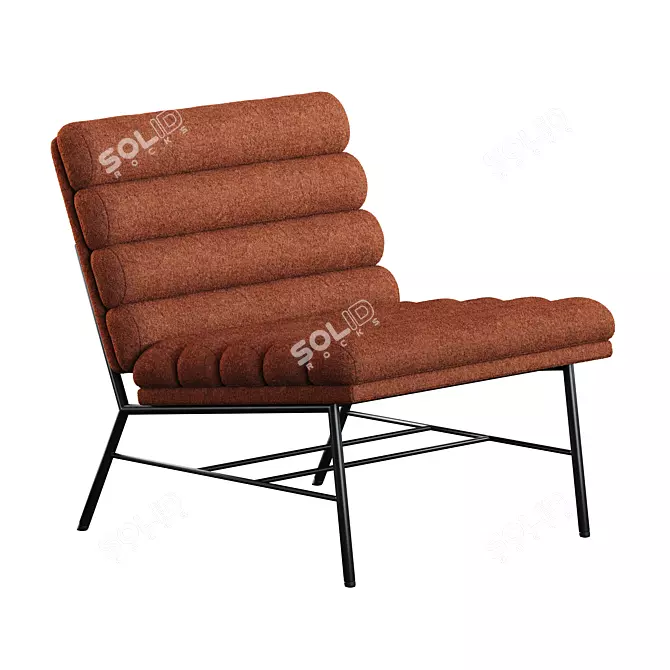 Elegant Sabaitalia Pan Flute Armchair 3D model image 6