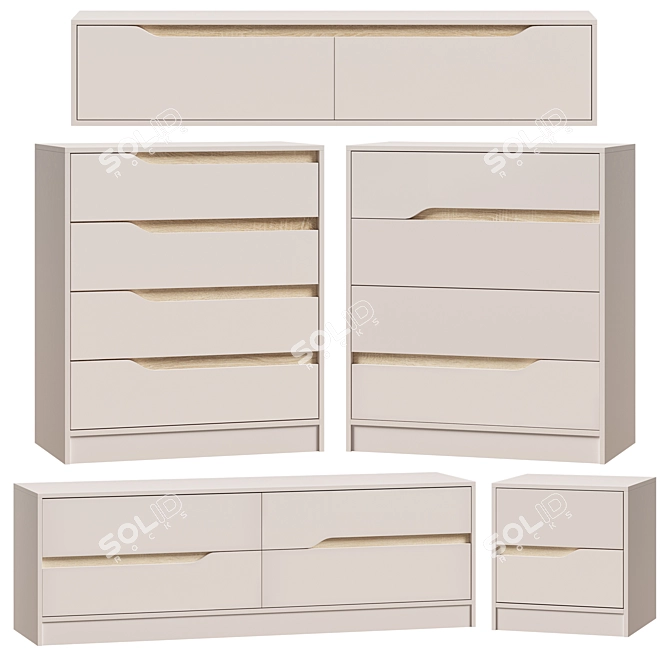 Modern Mons Furniture Collection 3D model image 3