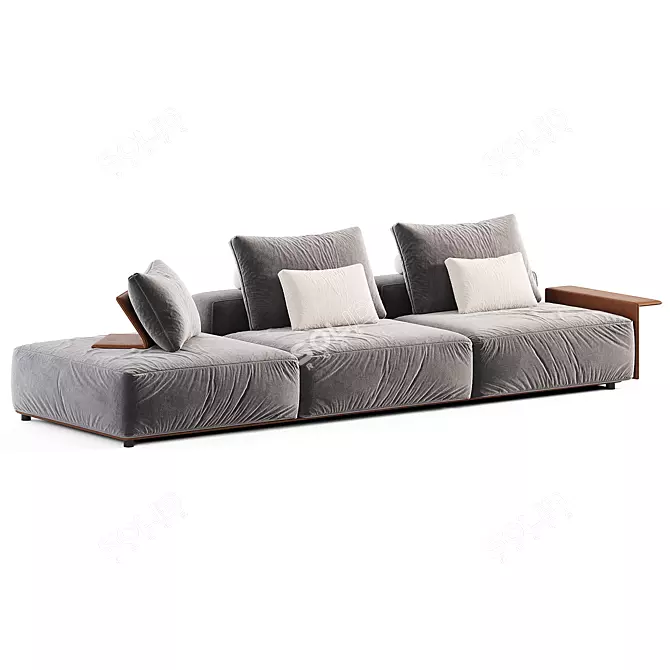 Poliform WESTSIDE SOFT Sofa 3D model image 2