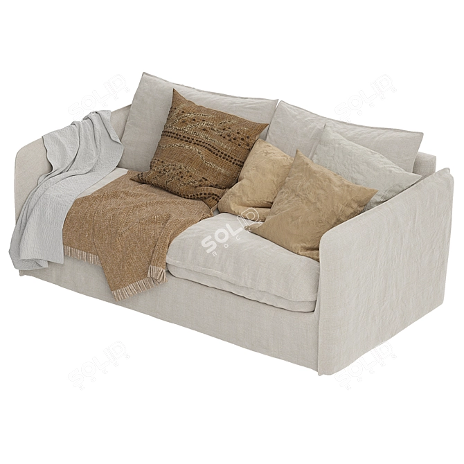 Modern Neva Sofa by Sixpenny 3D model image 3