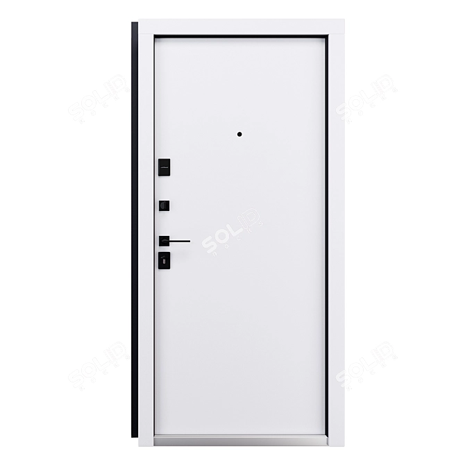 Sunset Metal Entry Door Kit 3D model image 3