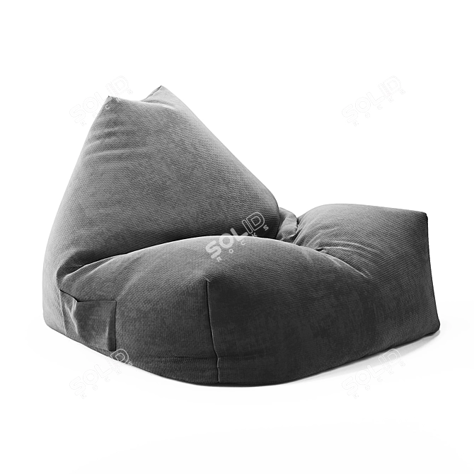 Zara Home Pouf Trio 3D model image 2