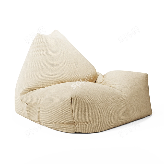 Zara Home Pouf Trio 3D model image 3