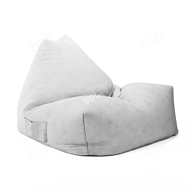 Zara Home Pouf Trio 3D model image 5