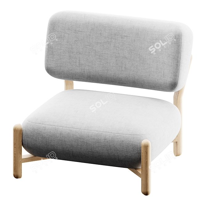 Elegant FO Armchair | Кресло 3D model image 2