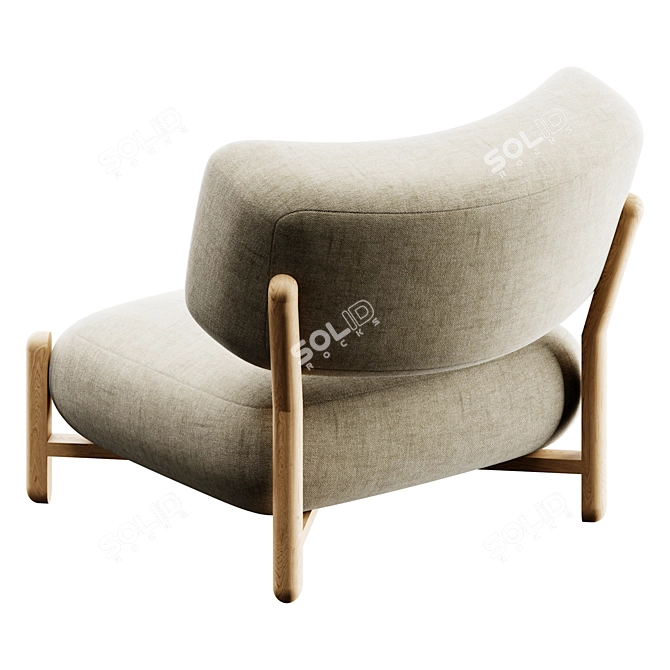 Elegant FO Armchair | Кресло 3D model image 3