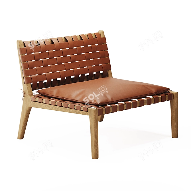 Van Duysen Lounge Chair - Trio 3D model image 2