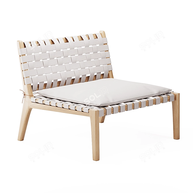 Van Duysen Lounge Chair - Trio 3D model image 3