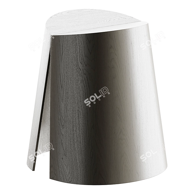 Zilio A&C AX Stool 3D model image 3