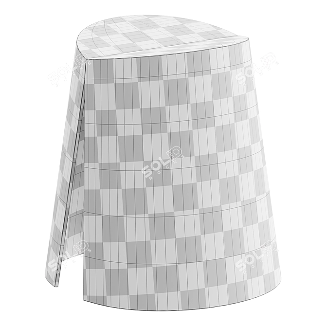 Zilio A&C AX Stool 3D model image 4