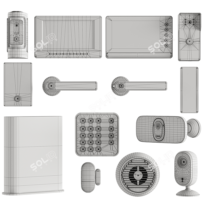 Arlo Camera Security System Integration 3D model image 5