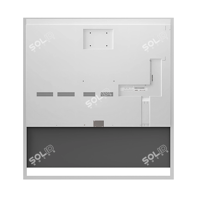 LG OLED Easel TV Stand 3D model image 3