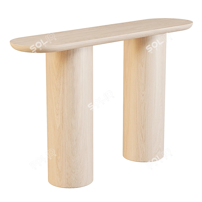 Porto Anchor-inspired Console Table 3D model image 1